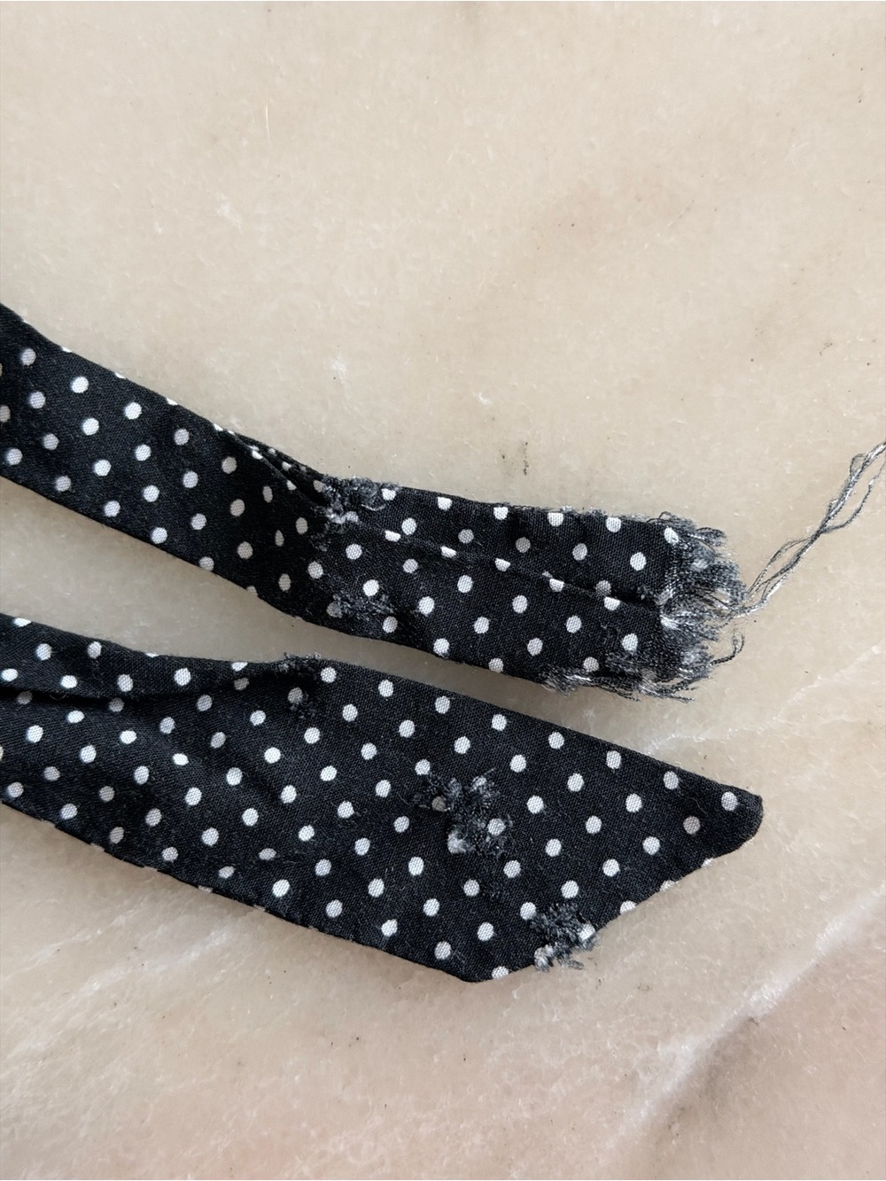 BCBG Black Polka Dot Long Sleeve Wrap Dress - Picture 5 of 6